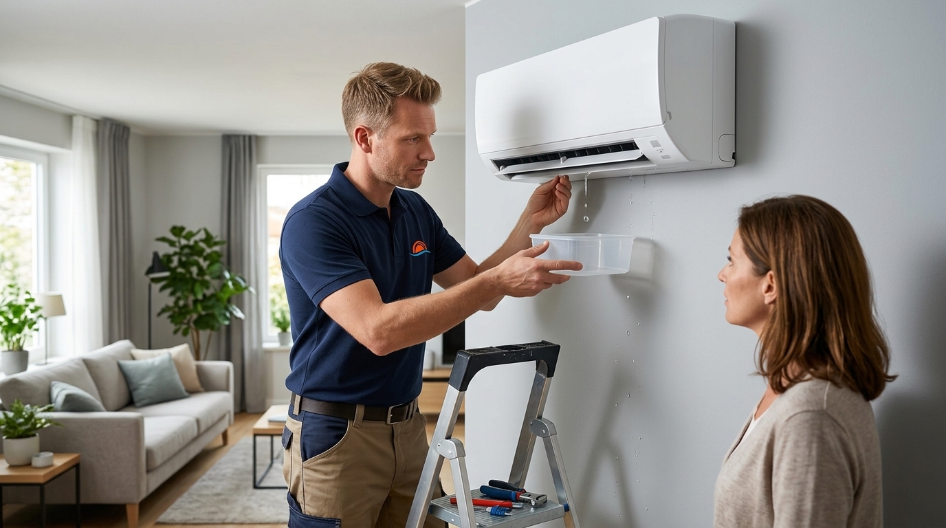 Waarom lekt mijn airco water binnen?