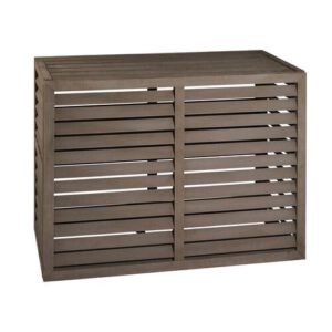 Evolar Evo-cover omkasting Large houtlook natuurlijk bruin 1100 x 1200 x 650 mm