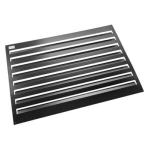 Evolar Evo-louvre achterplaat Small zwart aluminium gepoedercoat 700 x 1000 mm