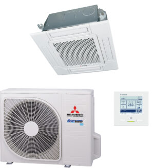 FDTC 25 VH1/SRC 25 ZS-W2 Single split 2,5 KW (CASSETTEUNITS) 60x60